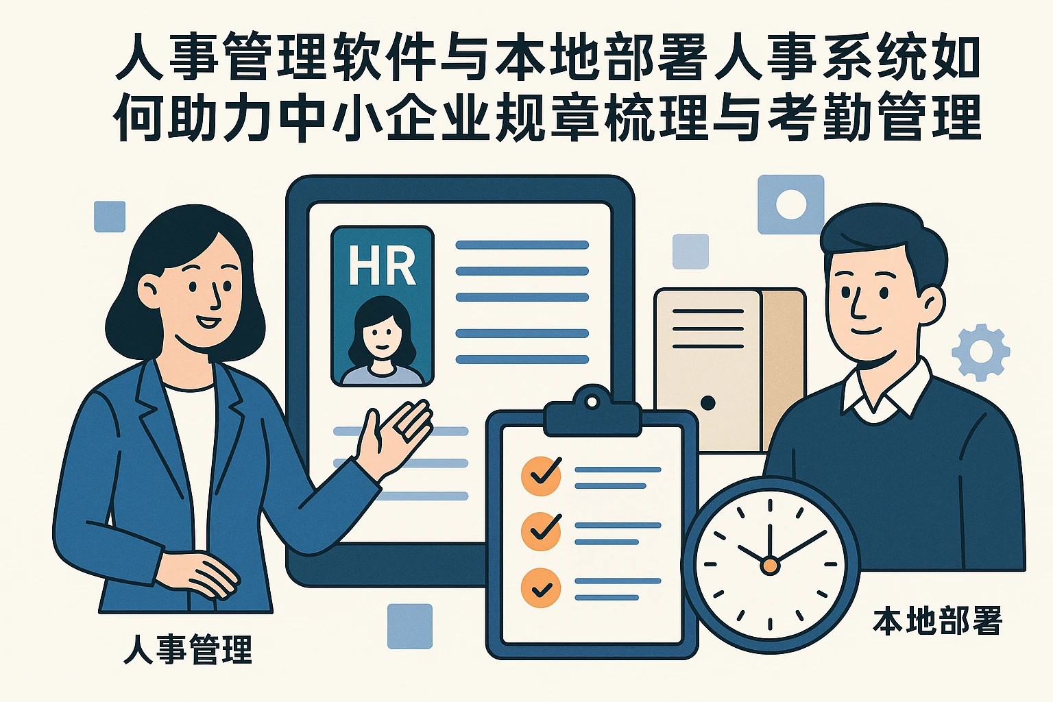 人事管理软件与本地部署人事系统如何助力中小企业规章梳理与考勤管理