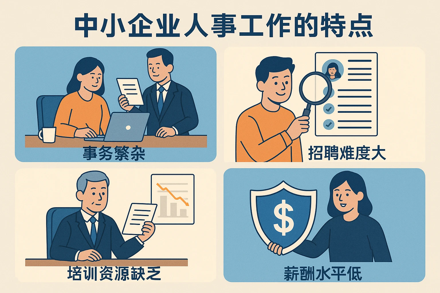 中小企业人事工作的特点