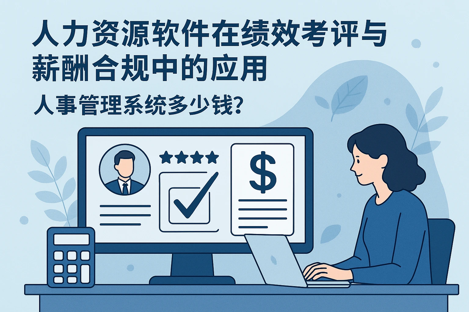 人力资源软件在绩效考评与薪酬合规中的应用：人事管理系统多少钱？