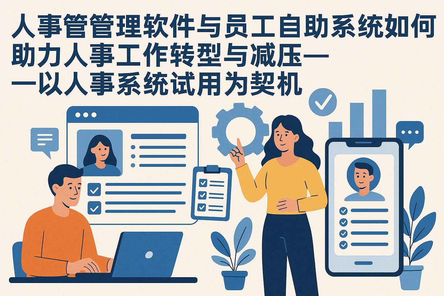 人事管理软件与员工自助系统如何助力人事工作的转型与减压——以人事系统试用为契机