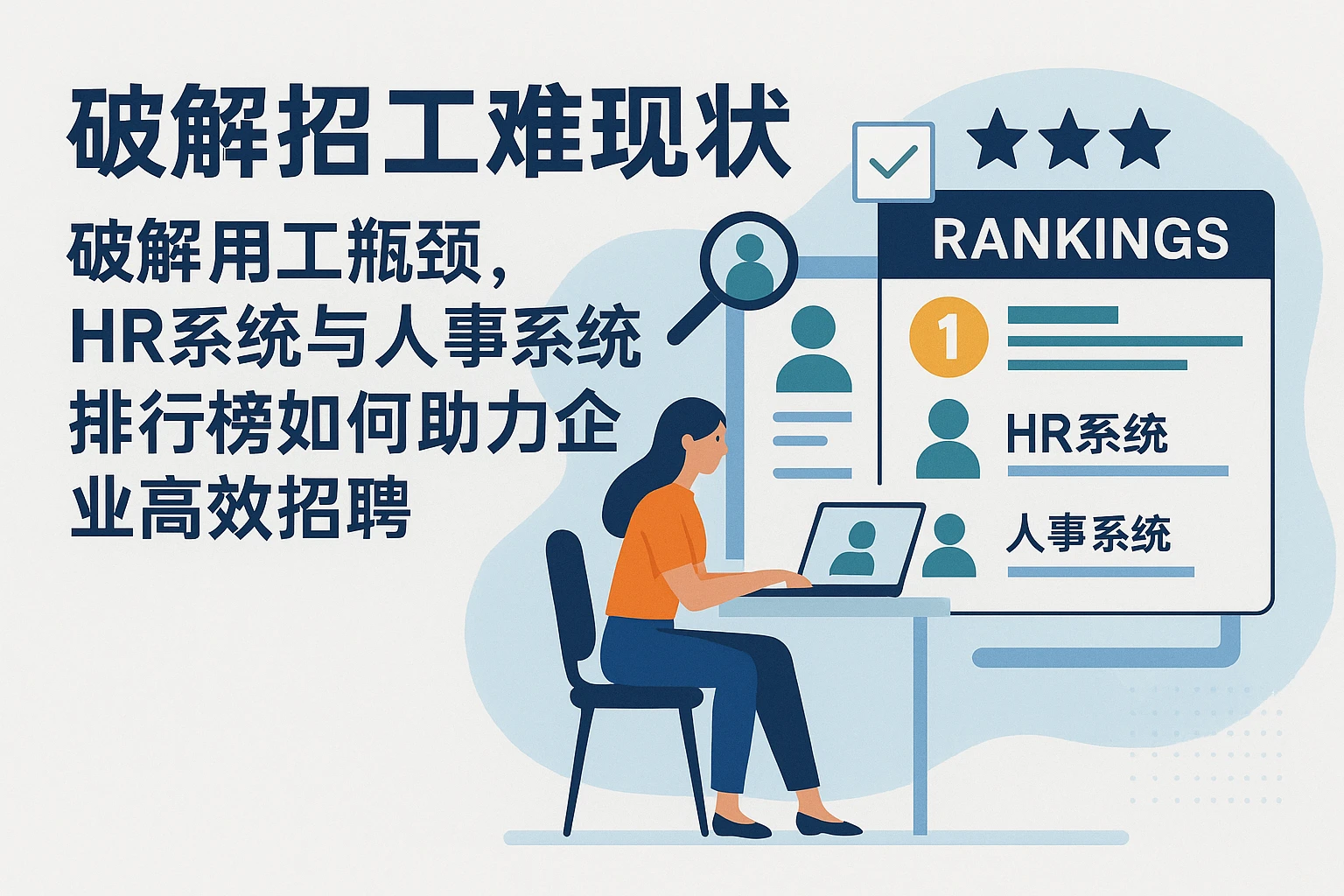 破解招工难现状：破解用工瓶颈，ehR系统与人事系统排行榜如何助力企业高效招聘