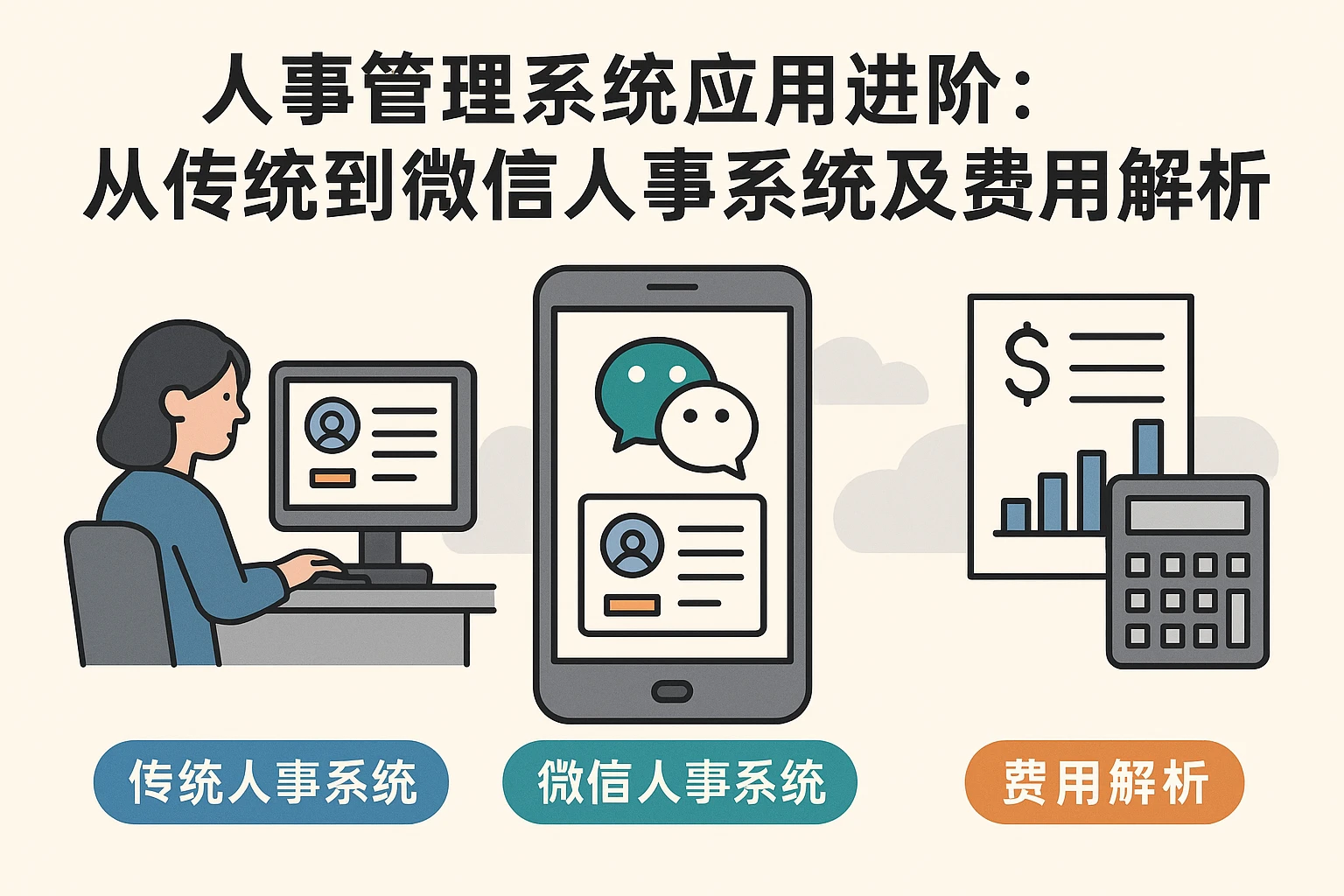 人事管理系统应用进阶：从传统到微信人事系统及费用解析