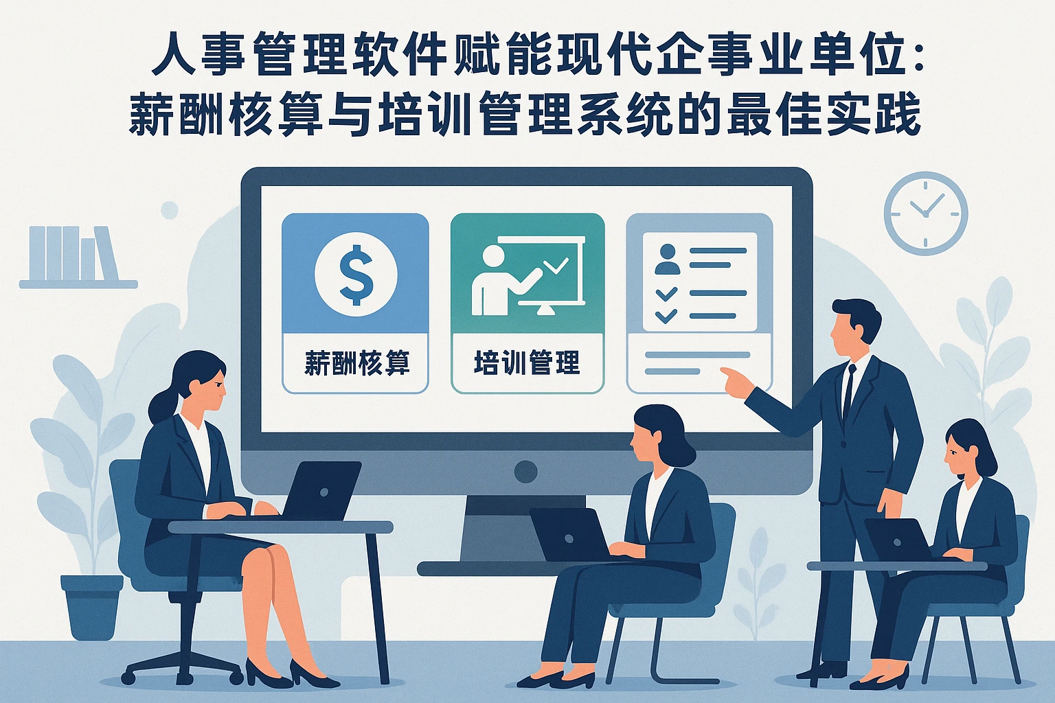 人事管理软件赋能现代企事业单位：薪酬核算与培训管理系统的最佳实践
