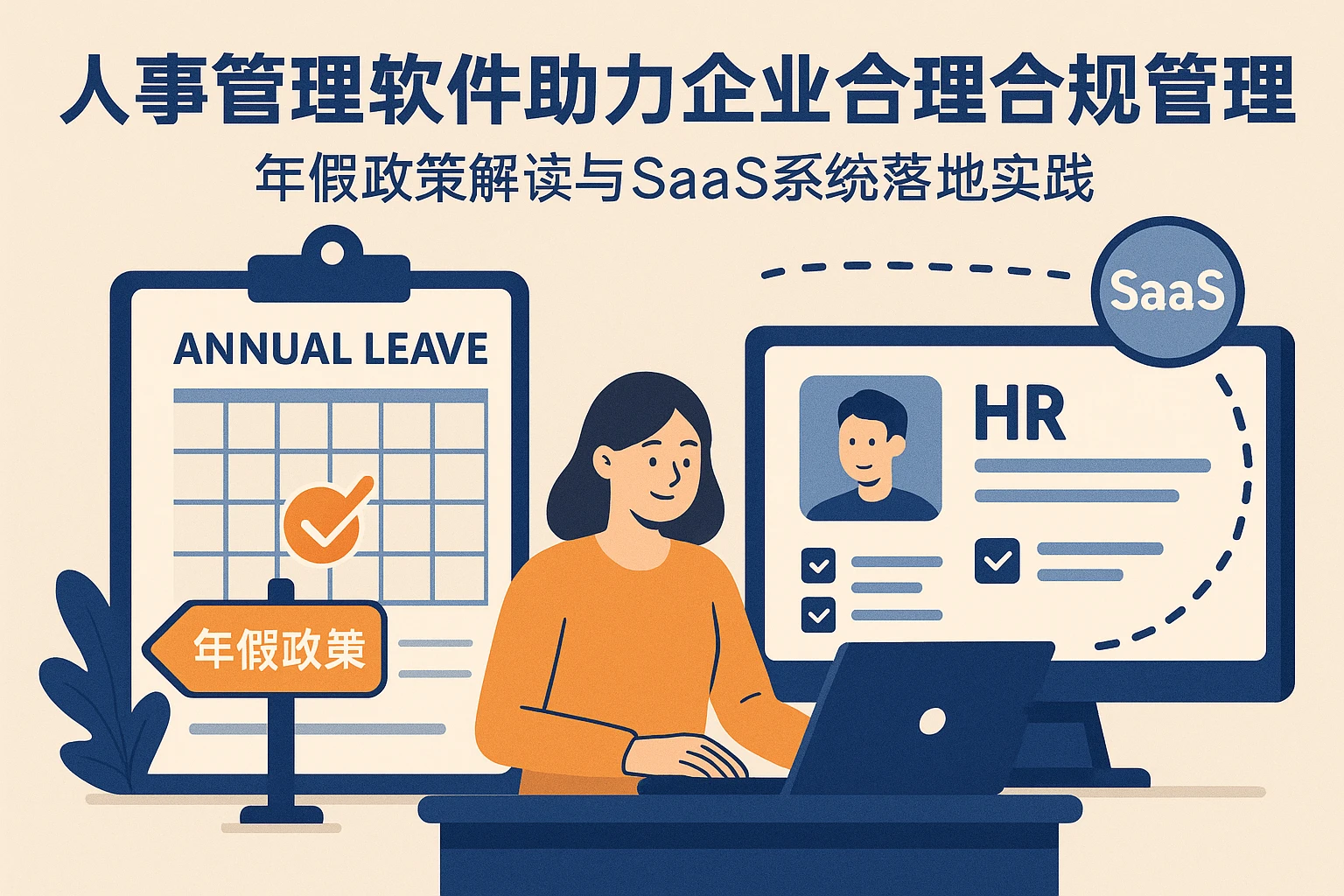 人事管理软件助力企业合理合规管理年假——年假政策解读与SaaS系统落地实践