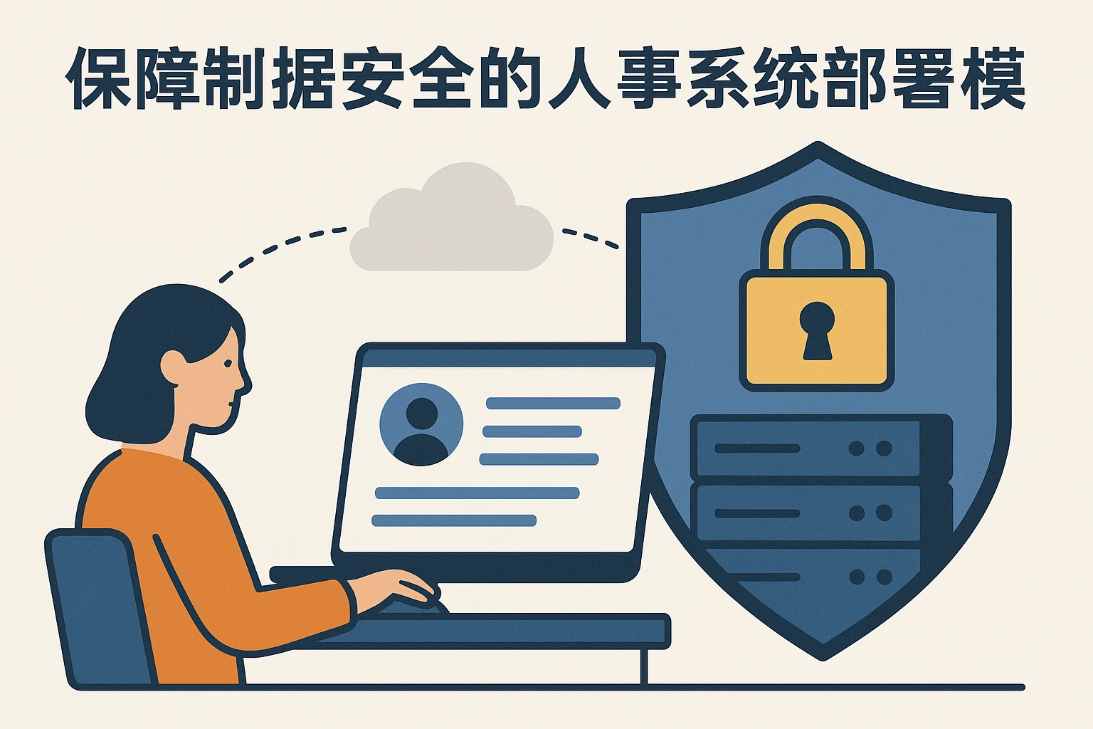 保障数据安全的人事系统本地部署模式
