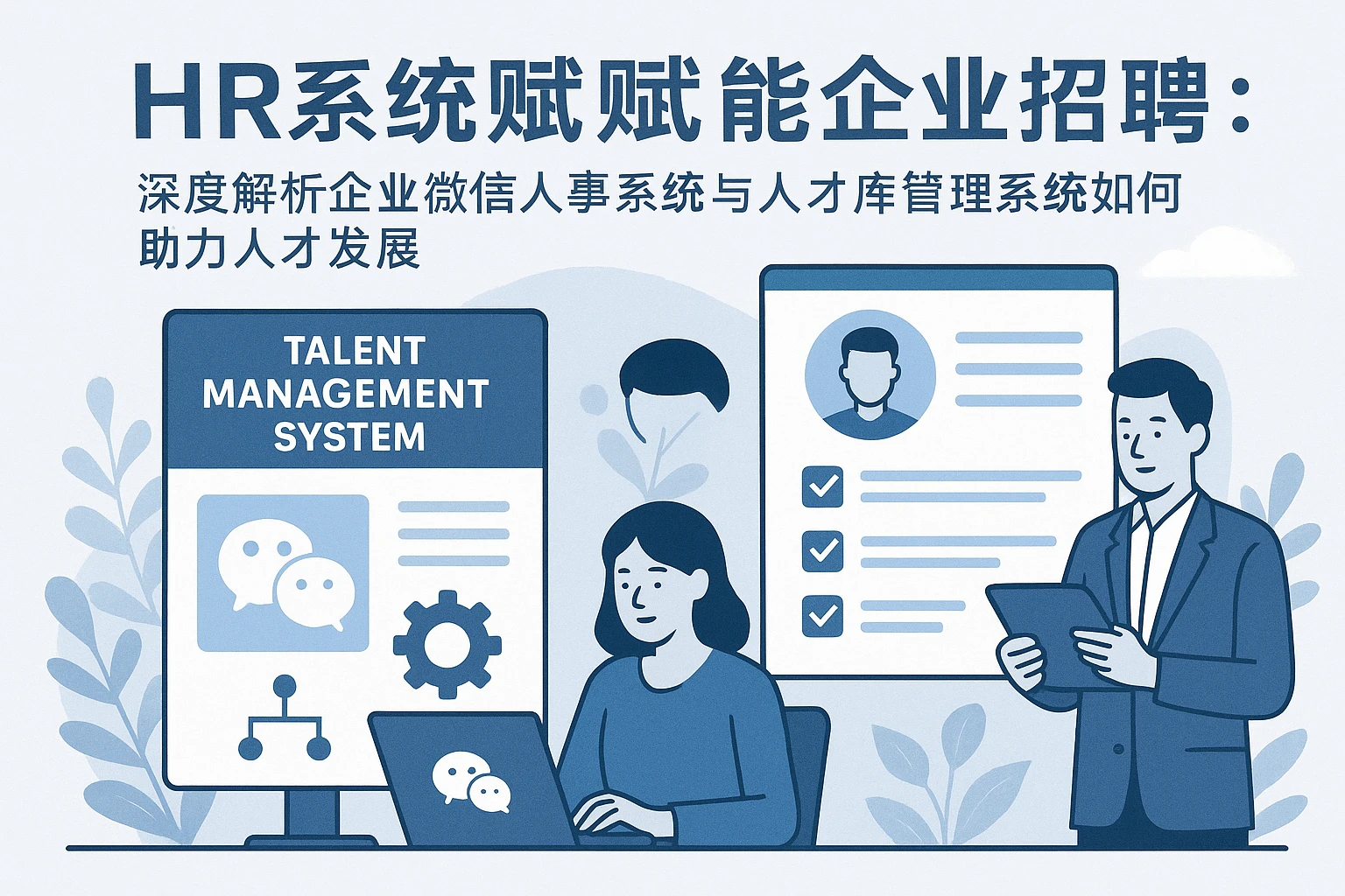 HR系统赋能企业招聘：深度解析企业微信人事系统与人才库管理系统如何助力人才发展