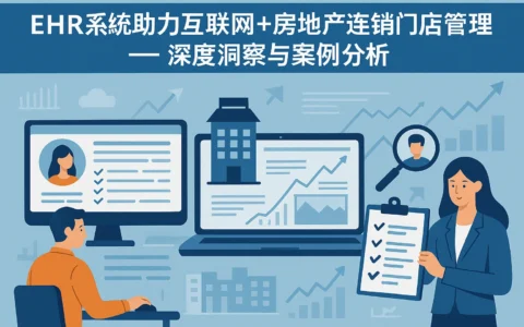 EHR系统助力互联网+房地产连锁门店人事管理 —— 深度洞察与案例分析
