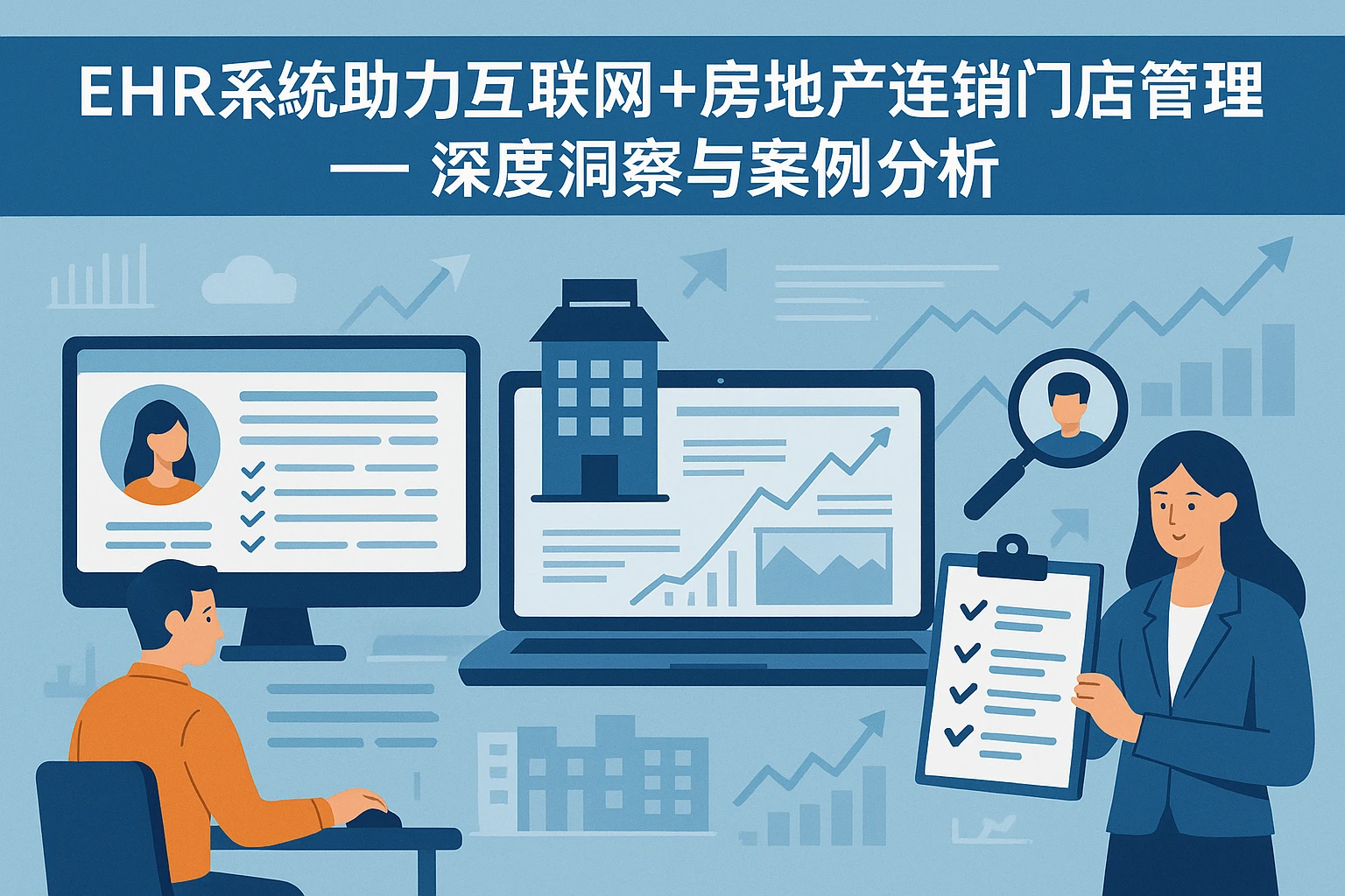 EHR系统助力互联网+房地产连锁门店人事管理 —— 深度洞察与案例分析