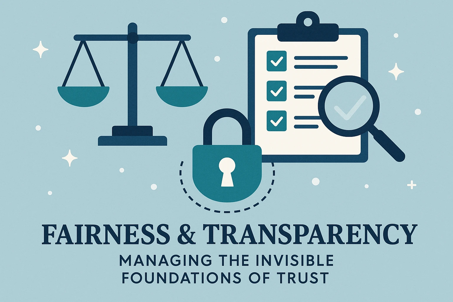公平性与透明度：管理信任的隐形基石
