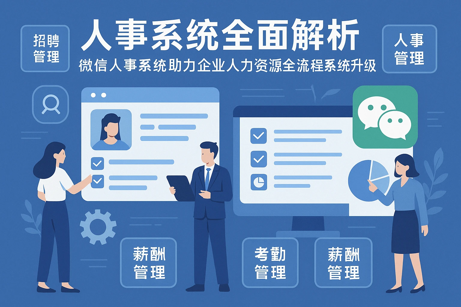 人事系统全面解析：微信人事系统助力企业人力资源全流程系统升级
