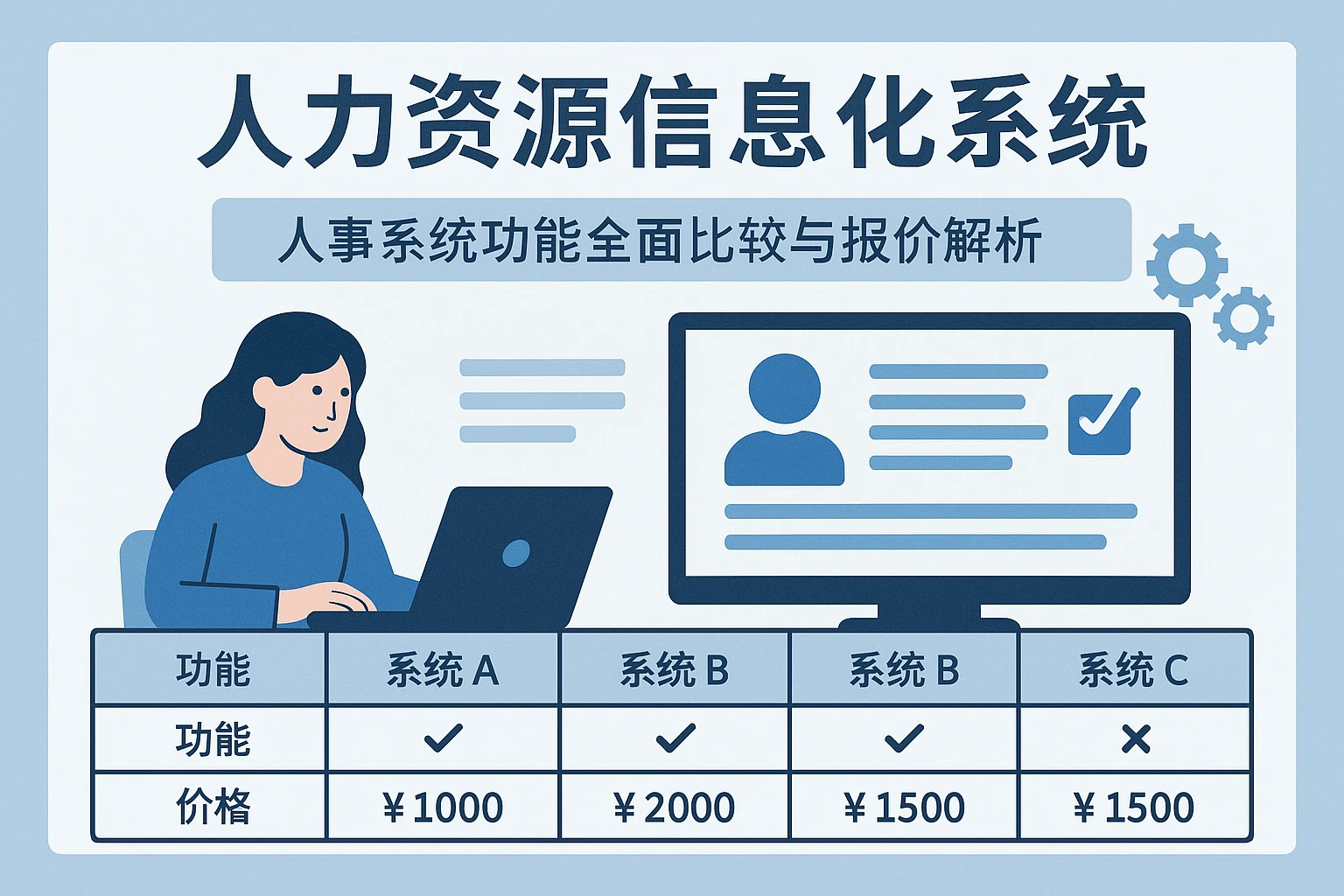 人力资源信息化系统：人事系统功能全面比较与报价解析