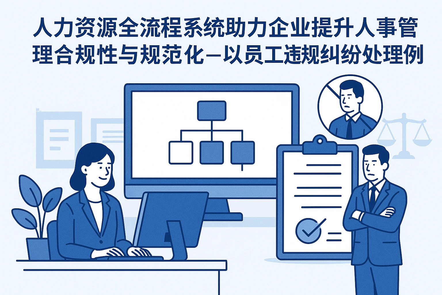 人力资源全流程系统助力企业提升人事管理合规性与规范化 —— 以员工违规纠纷处理为例