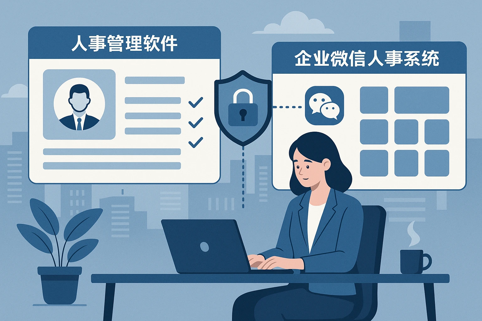 企业数字化人事管理升级：人事管理软件与企业微信人事系统对企业信息安全与管理高效性的双重守护