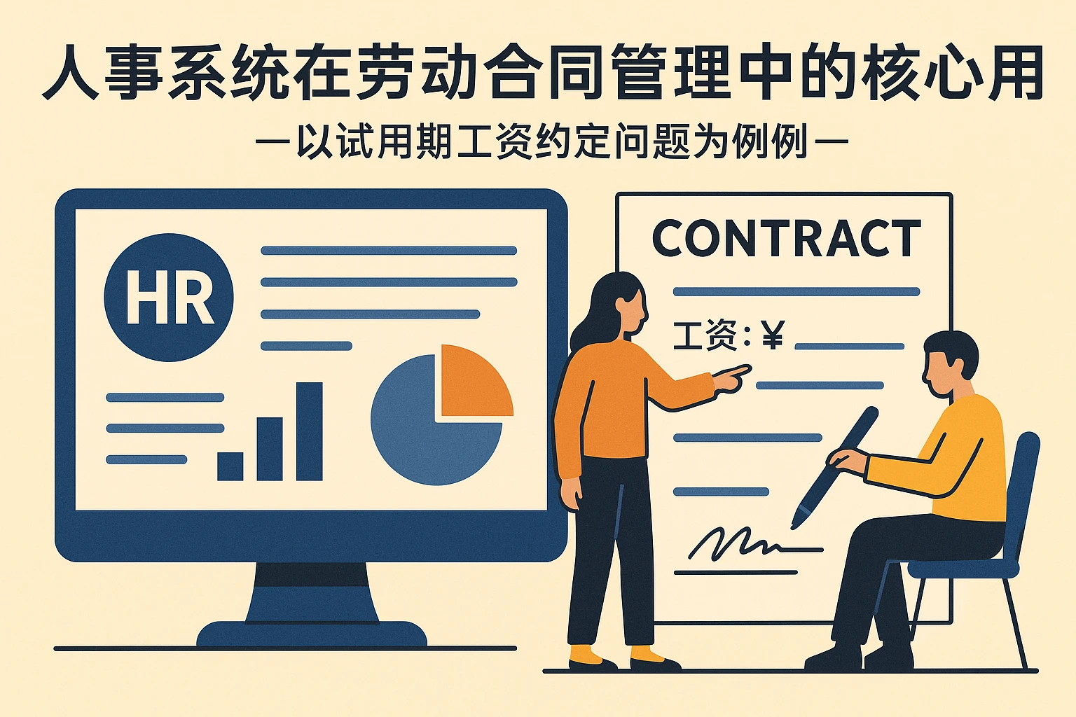 人事系统在劳动合同管理中的核心作用——以试用期工资约定问题为例
