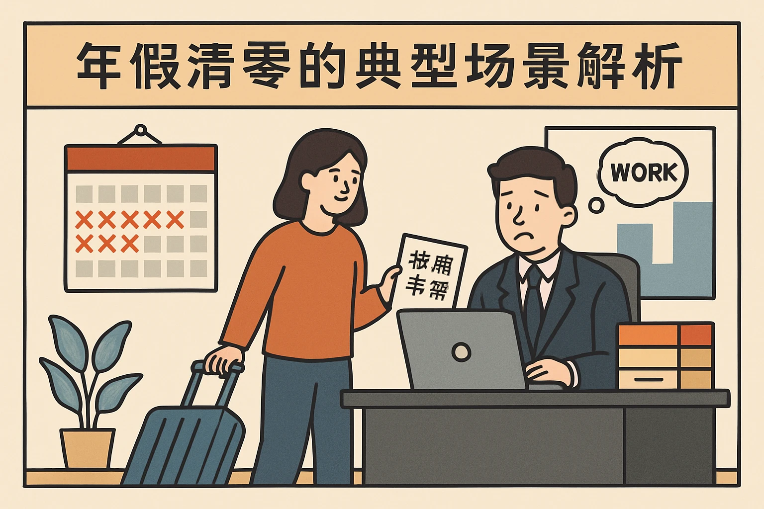 年假清零的典型场景解析