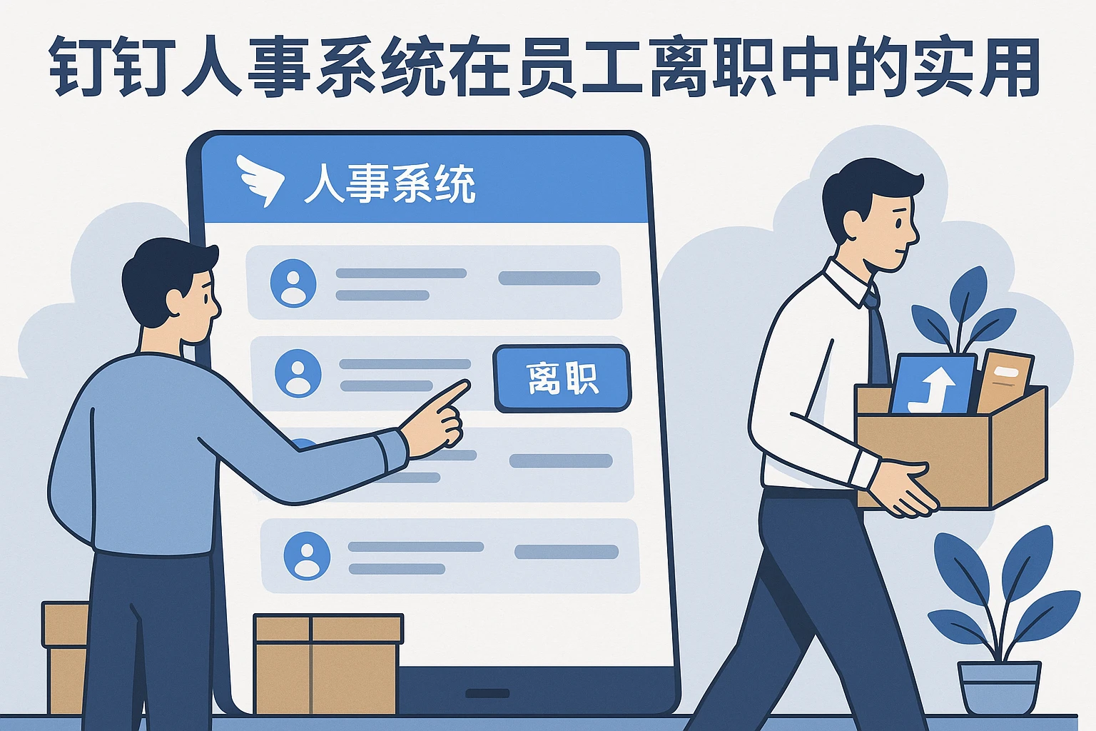 钉钉人事系统在员工离职中的实际应用