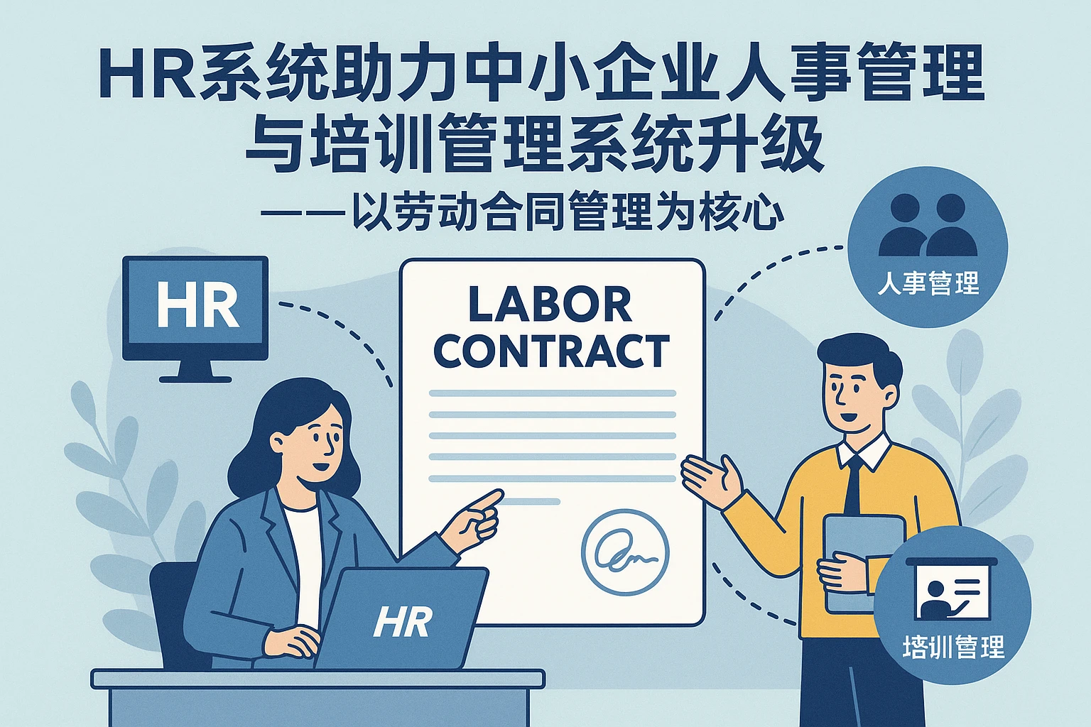 HR系统助力中小企业人事管理与培训管理系统升级——以劳动合同管理为核心