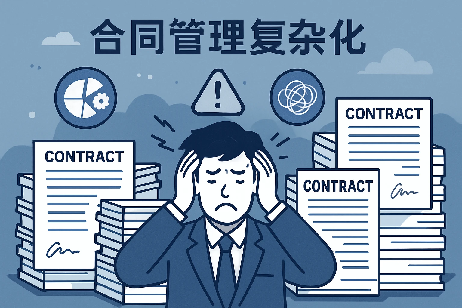 1. 合同管理复杂化