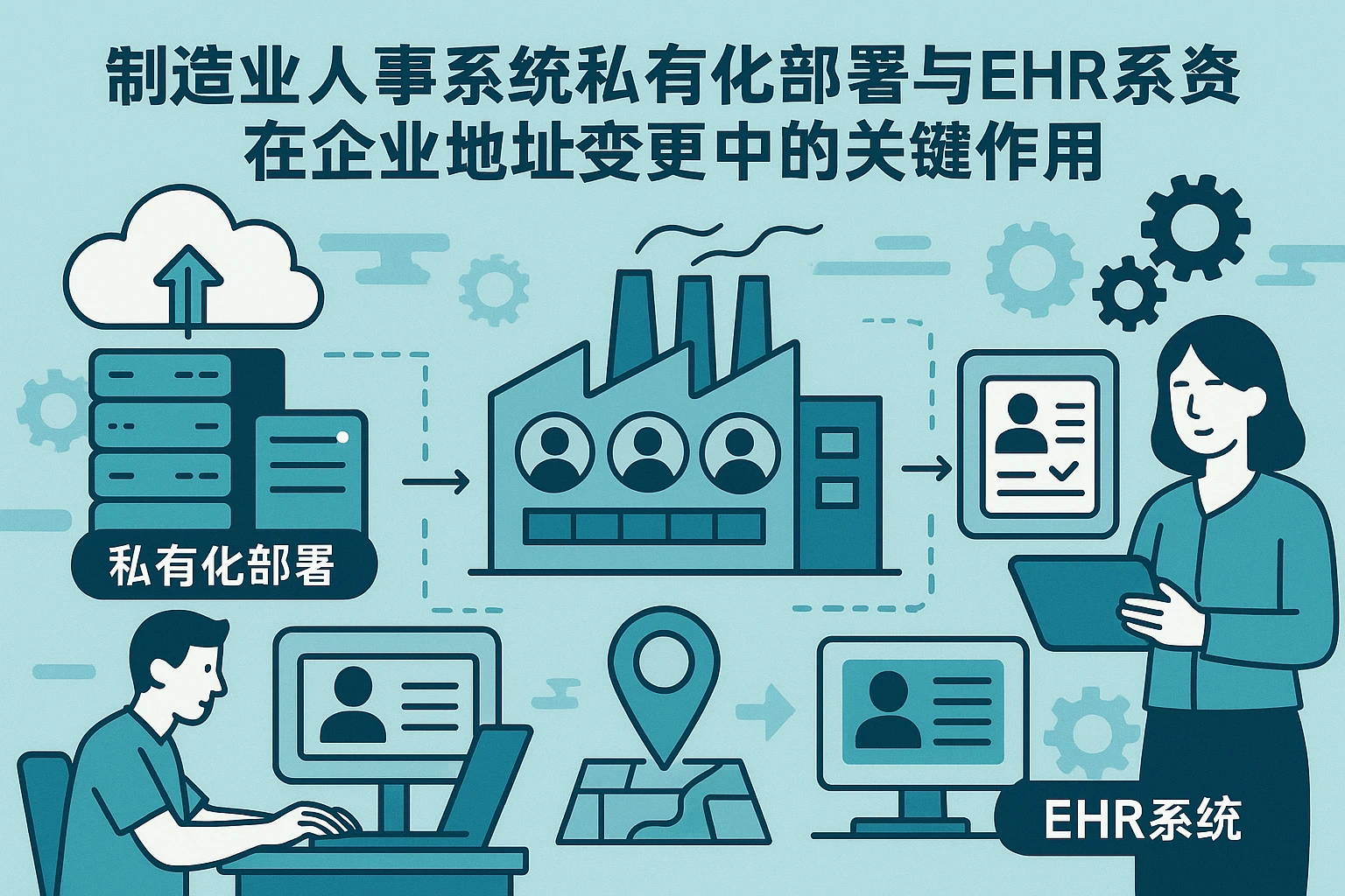 制造业人事系统私有化部署与EHR系统在企业地址变更中的关键作用