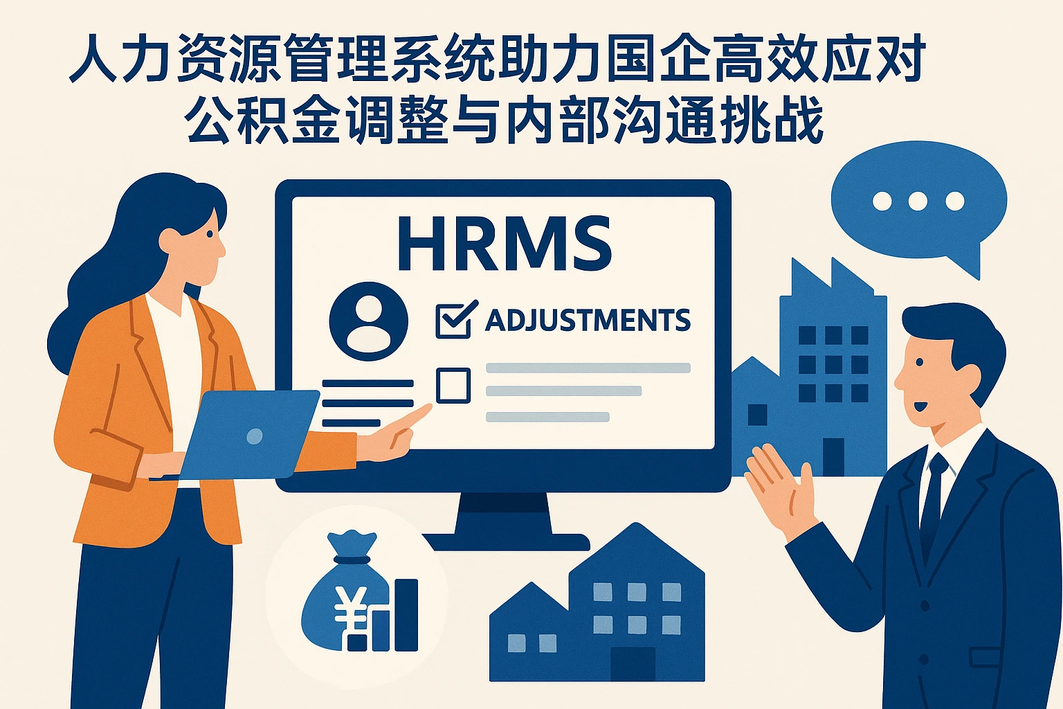 人力资源管理系统助力国企高效应对公积金调整与内部沟通挑战