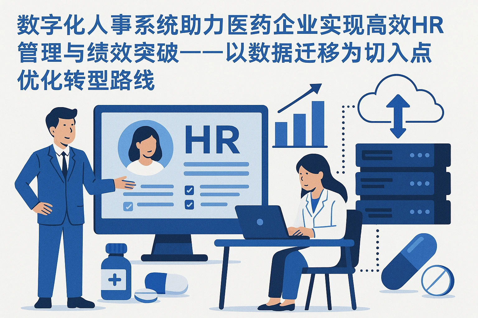 数字化人事系统助力医药企业实现高效HR管理与绩效突破——以数据迁移为切入点优化转型路线
