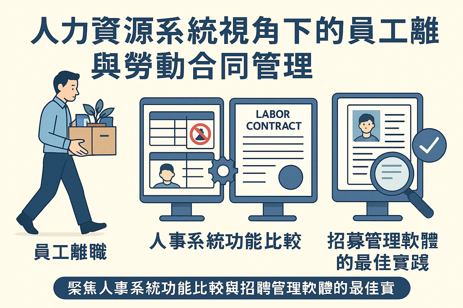 人力资源系统视角下的员工离职与劳动合同管理——聚焦人事系统功能比较与招聘管理软件的最佳实践