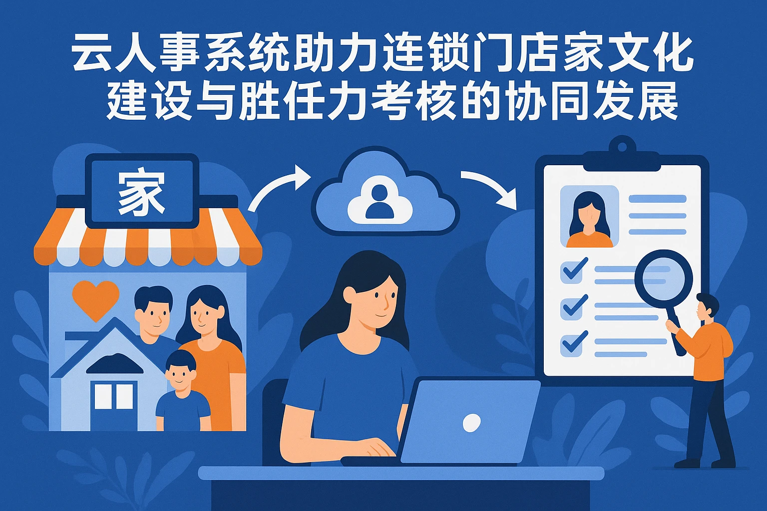 云人事系统助力连锁门店家文化建设与胜任力考核的协同发展