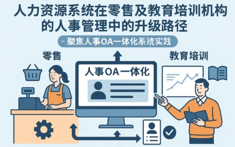 人力资源系统在零售及教育培训机构的人事管理中的升级路径——聚焦人事OA一体化系统实践