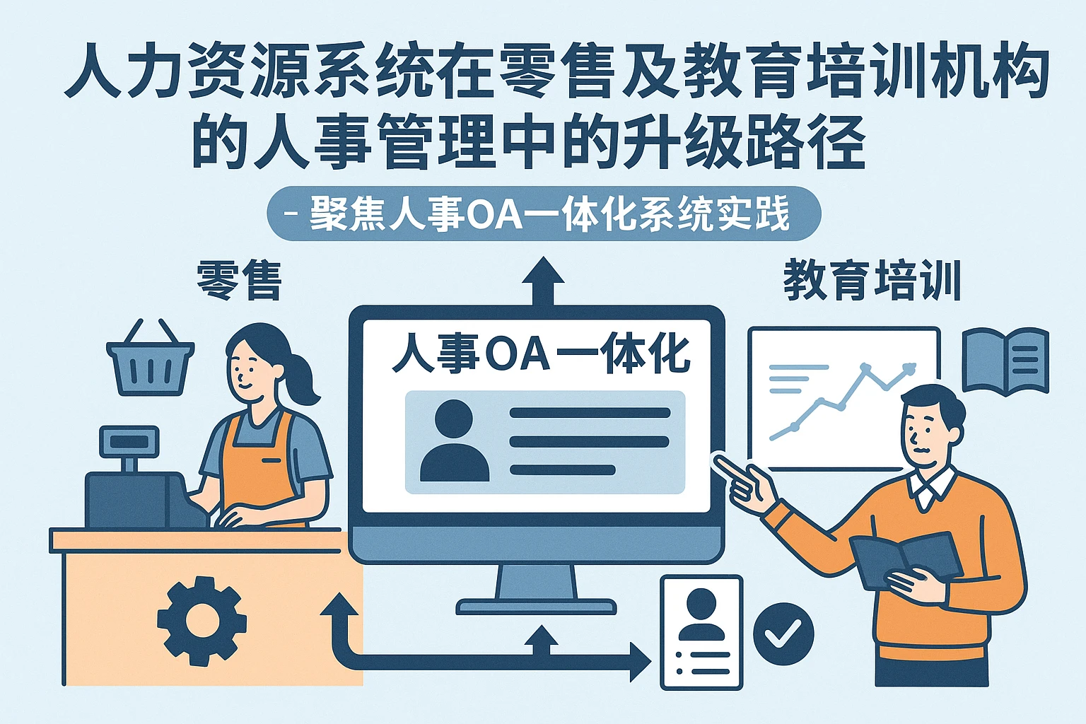 人力资源系统在零售及教育培训机构的人事管理中的升级路径——聚焦人事OA一体化系统实践