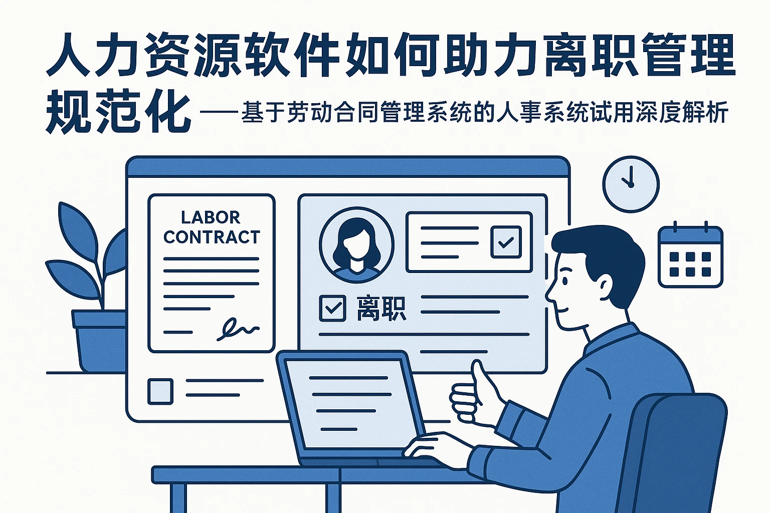 人力资源软件如何助力离职管理规范化——基于劳动合同管理系统的人事系统试用深度解析