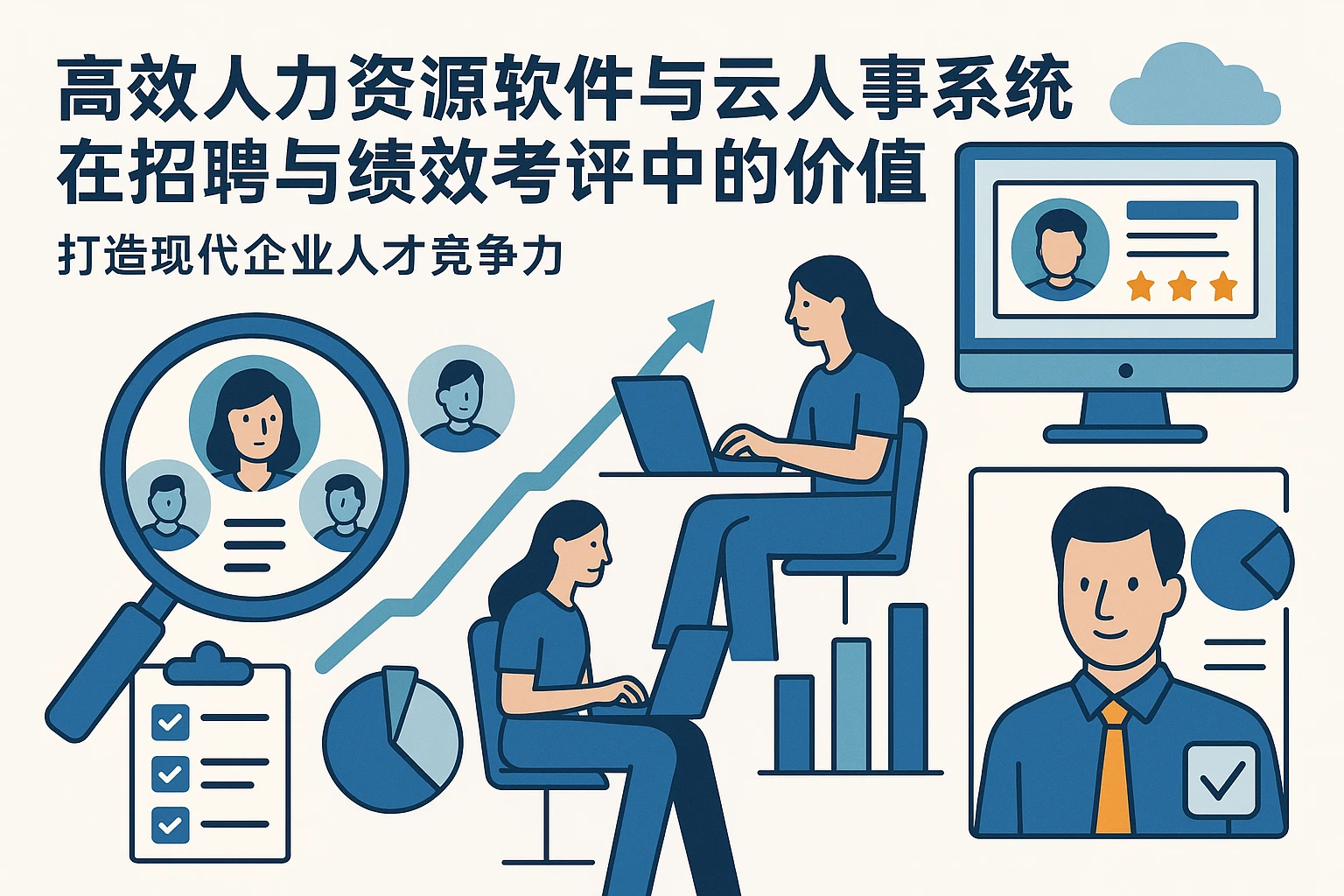 高效人力资源软件与云人事系统在招聘与绩效考评中的价值：打造现代企业人才竞争力