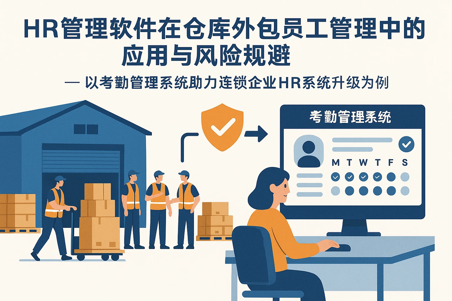 HR管理软件在仓库外包员工管理中的应用与风险规避——以考勤管理系统助力连锁企业HR系统升级为例