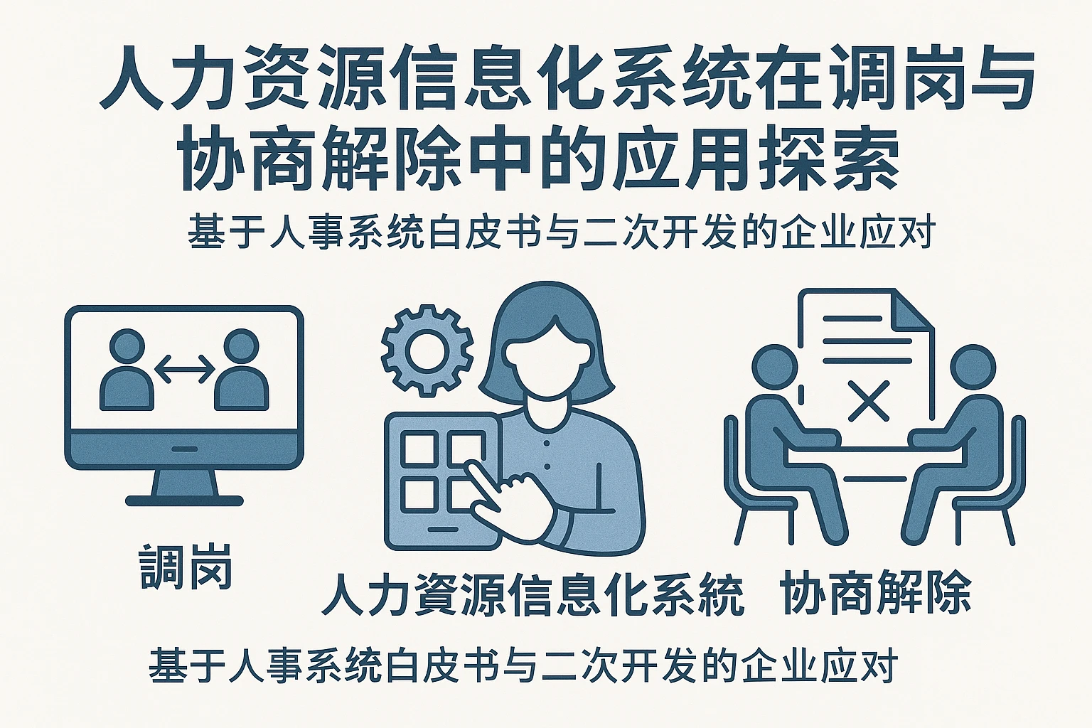 人力资源信息化系统在调岗与协商解除中的应用探索——基于人事系统白皮书与二次开发的企业应对