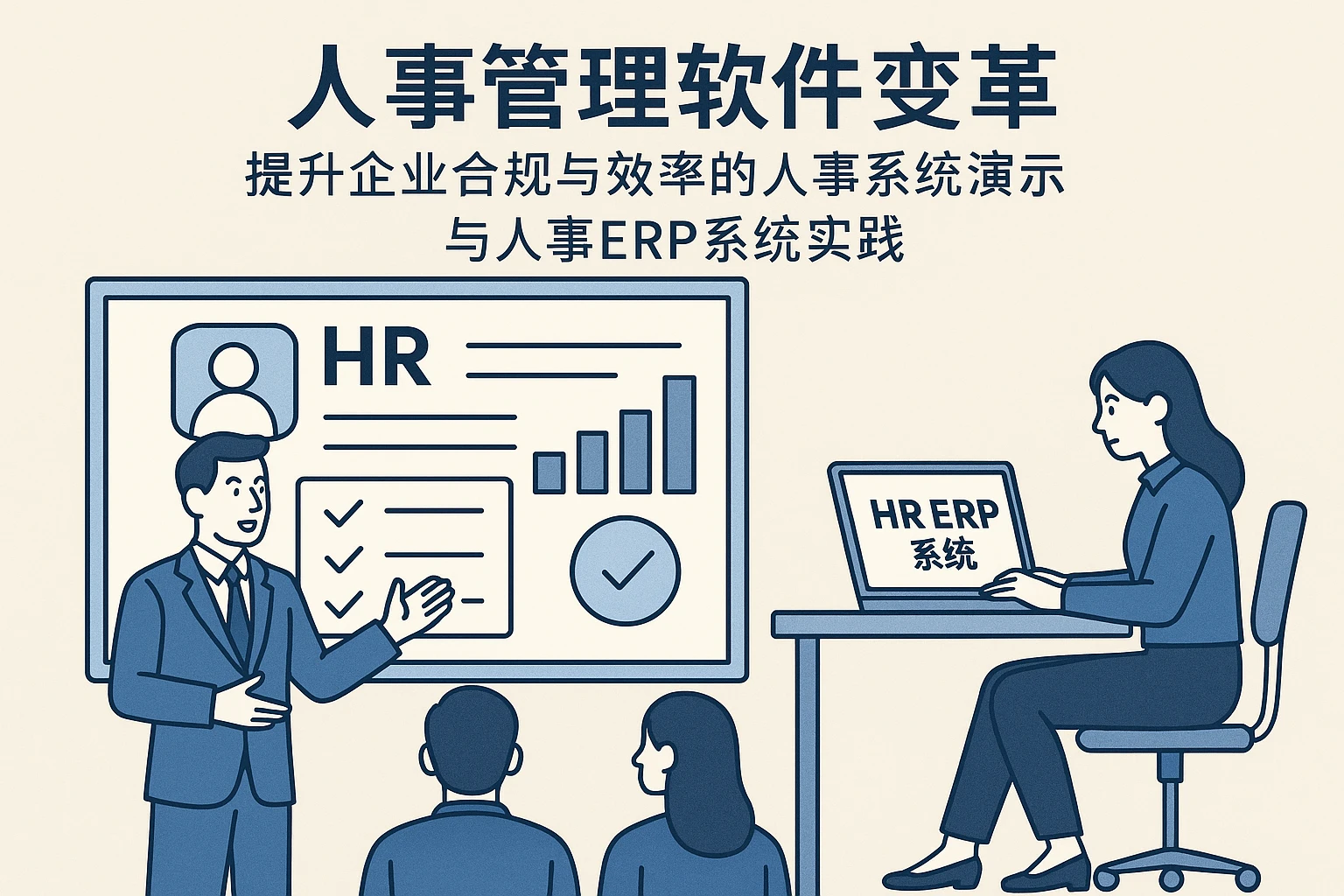 人事管理软件变革：提升企业合规与效率的人事系统演示与人事ERP系统实践