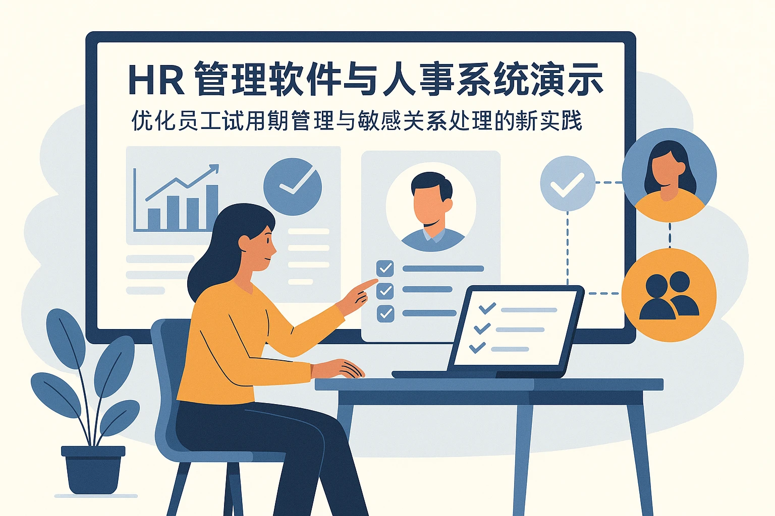 HR管理软件与人事系统演示：优化员工试用期管理与敏感关系处理的新实践