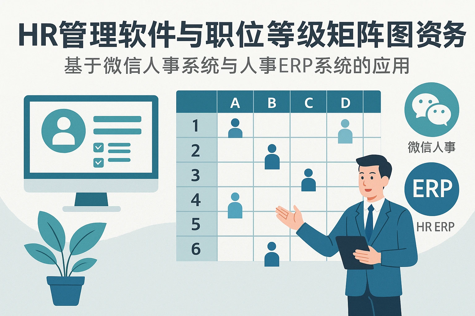 HR管理软件与职位等级矩阵图设计实务 —— 基于微信人事系统与人事ERP系统的应用