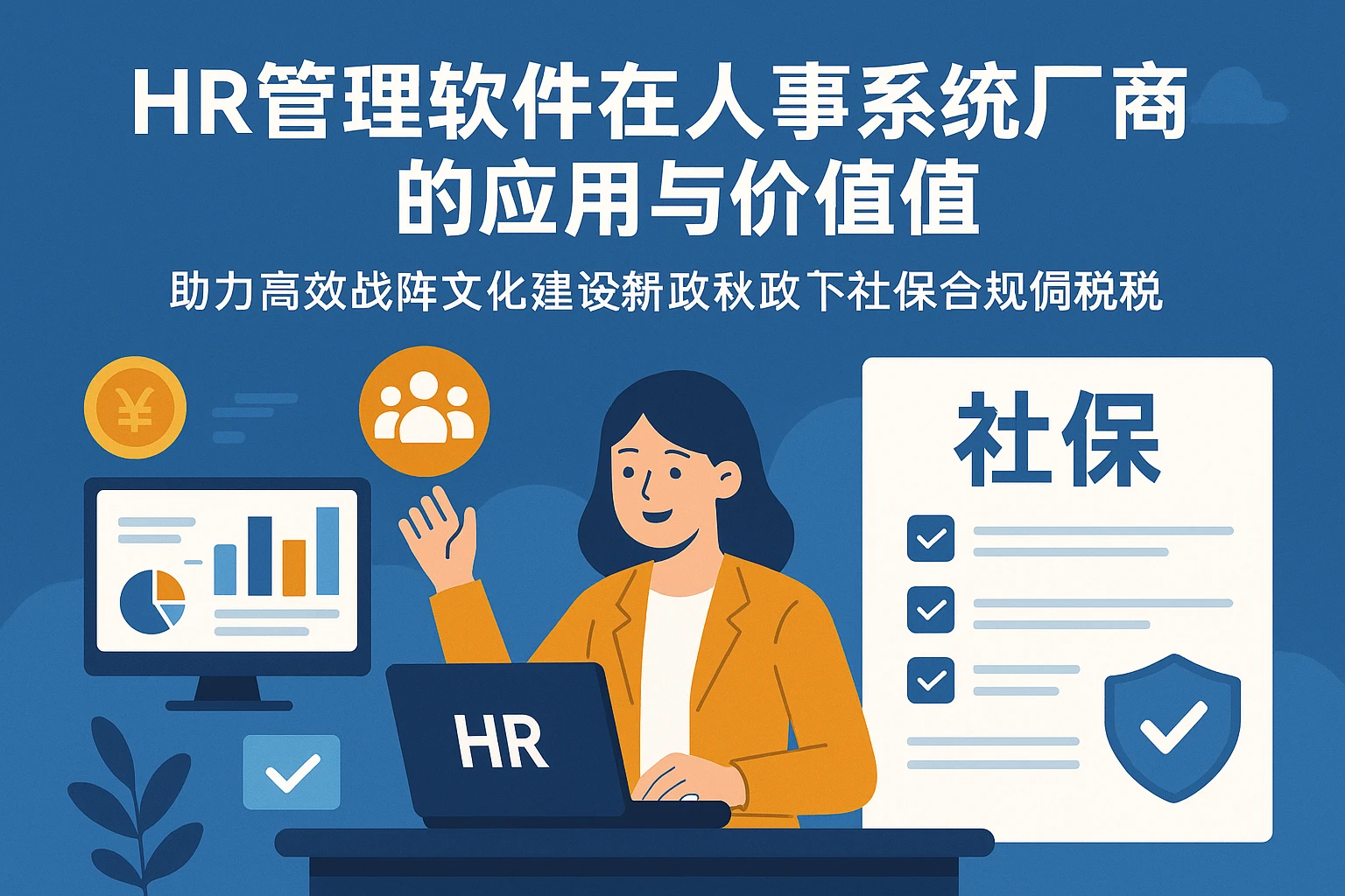 HR管理软件在人事系统厂商中的应用与价值：助力高效战队文化建设及新政下社保合规避税