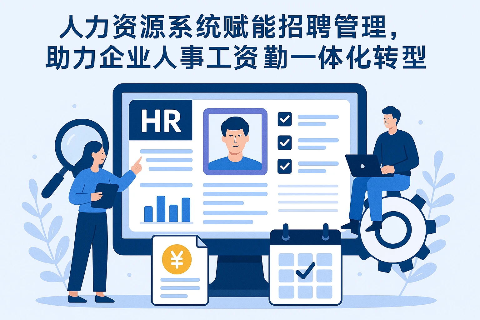 人力资源系统赋能招聘管理，助力企业人事工资考勤一体化转型