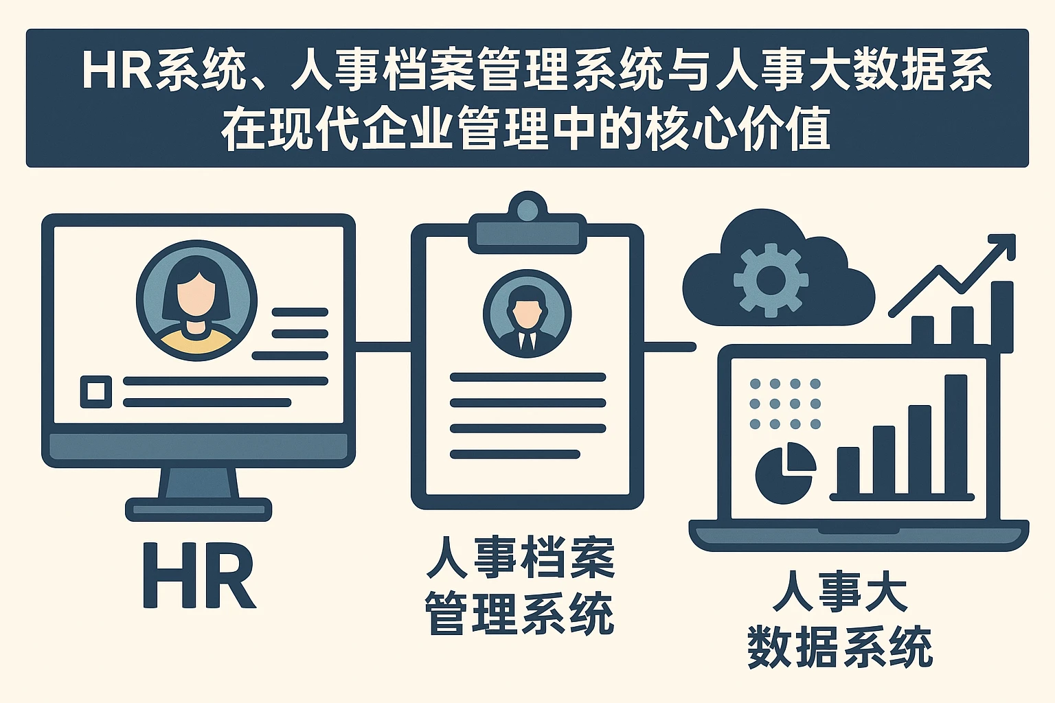 HR系统、人事档案管理系统与人事大数据系统在现代企业管理中的核心价值