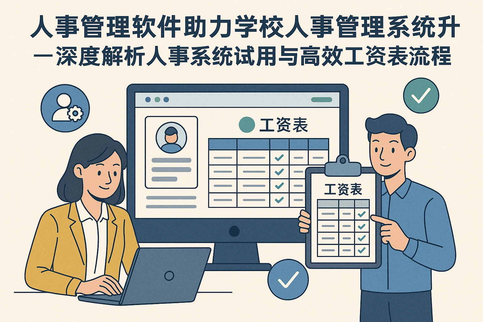 人事管理软件助力学校人事管理系统升级——深度解析人事系统试用与高效工资表流程