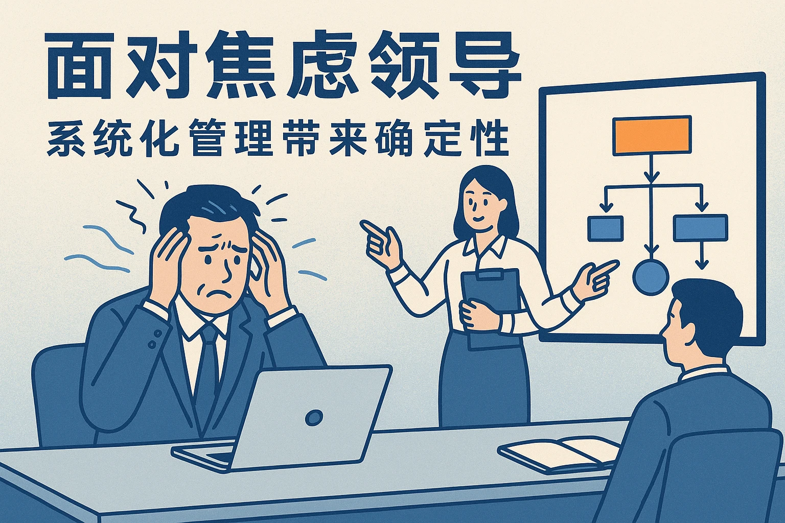 面对焦虑领导，系统化管理带来确定性