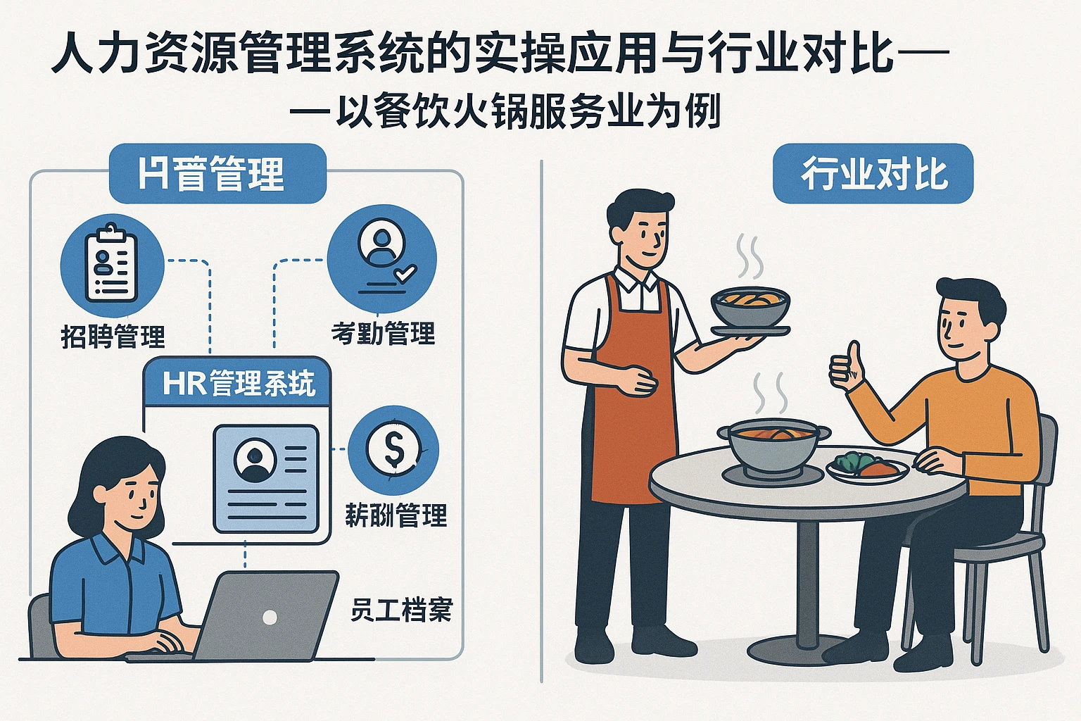 人力资源管理系统的实操应用与行业对比——以餐饮火锅服务业为例