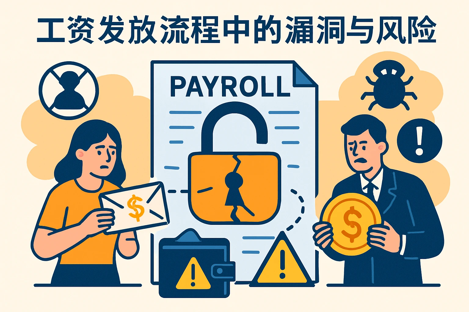 工资发放流程中的漏洞与风险