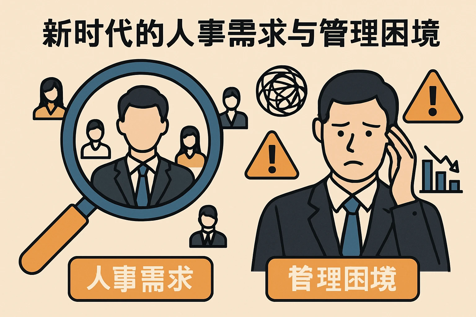 新时代的人事需求与管理困境