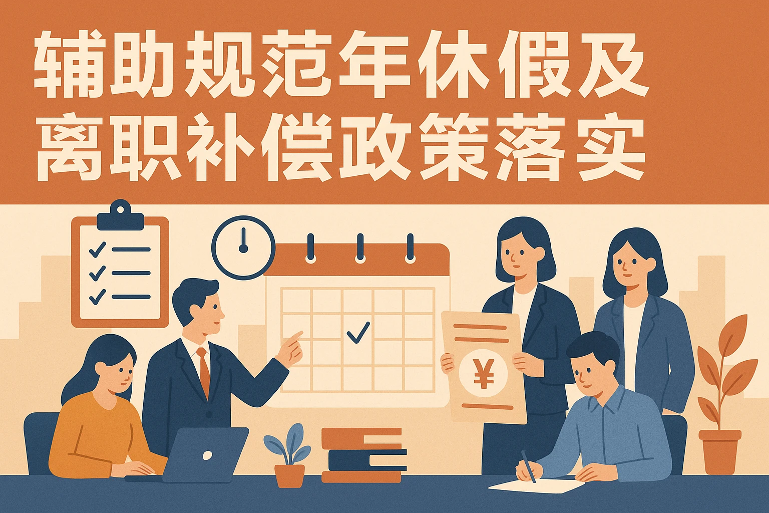 辅助规范年休假及离职补偿政策落实