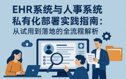 EHR系统与人事系统私有化部署实践指南：从试用到落地的全流程解析