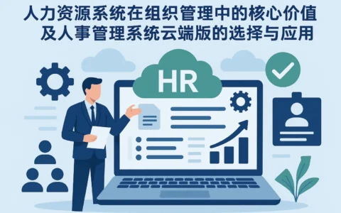 人力资源系统在组织管理中的核心价值及人事管理系统云端版的选择与应用