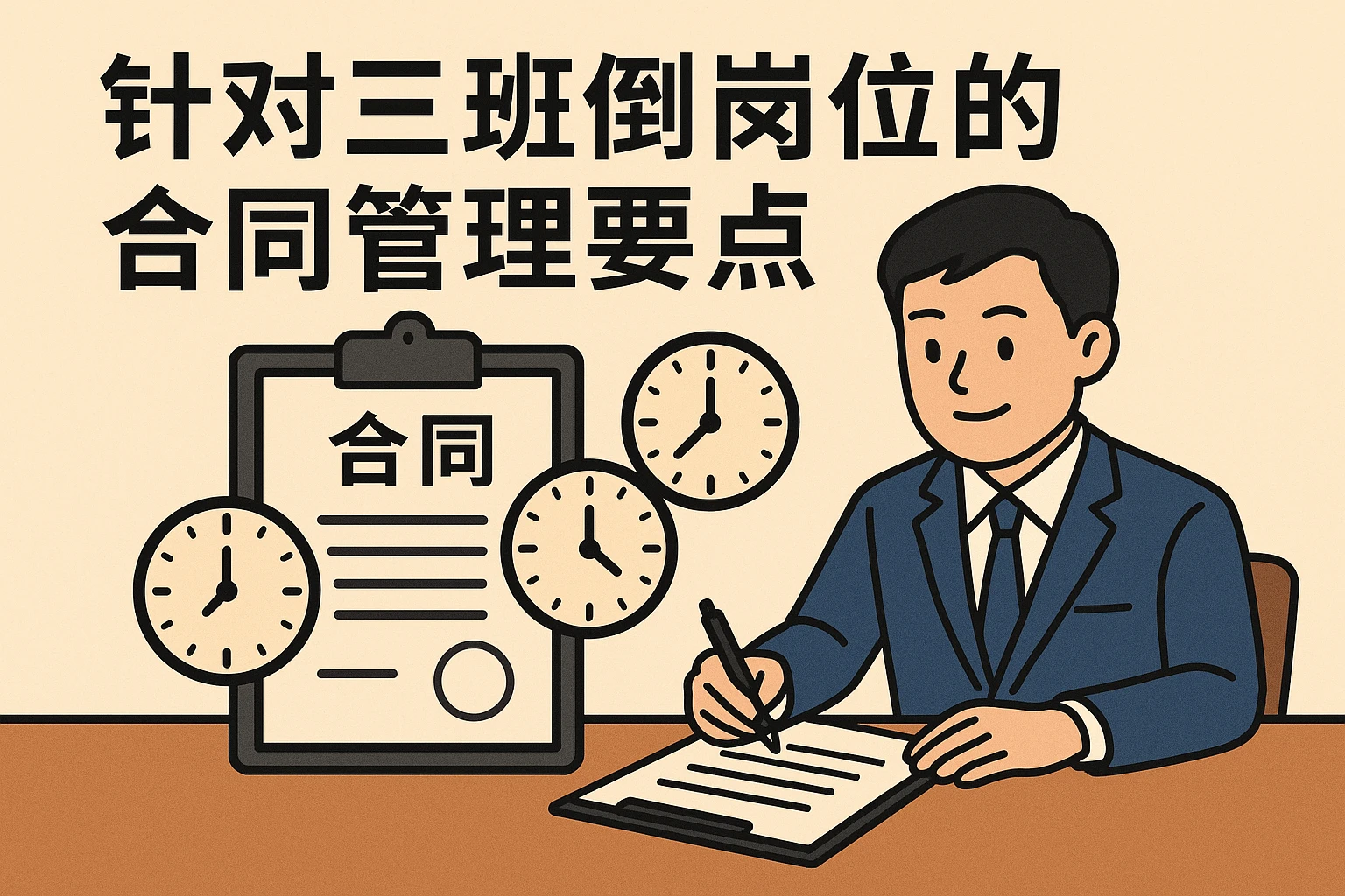 针对三班倒岗位的合同管理要点