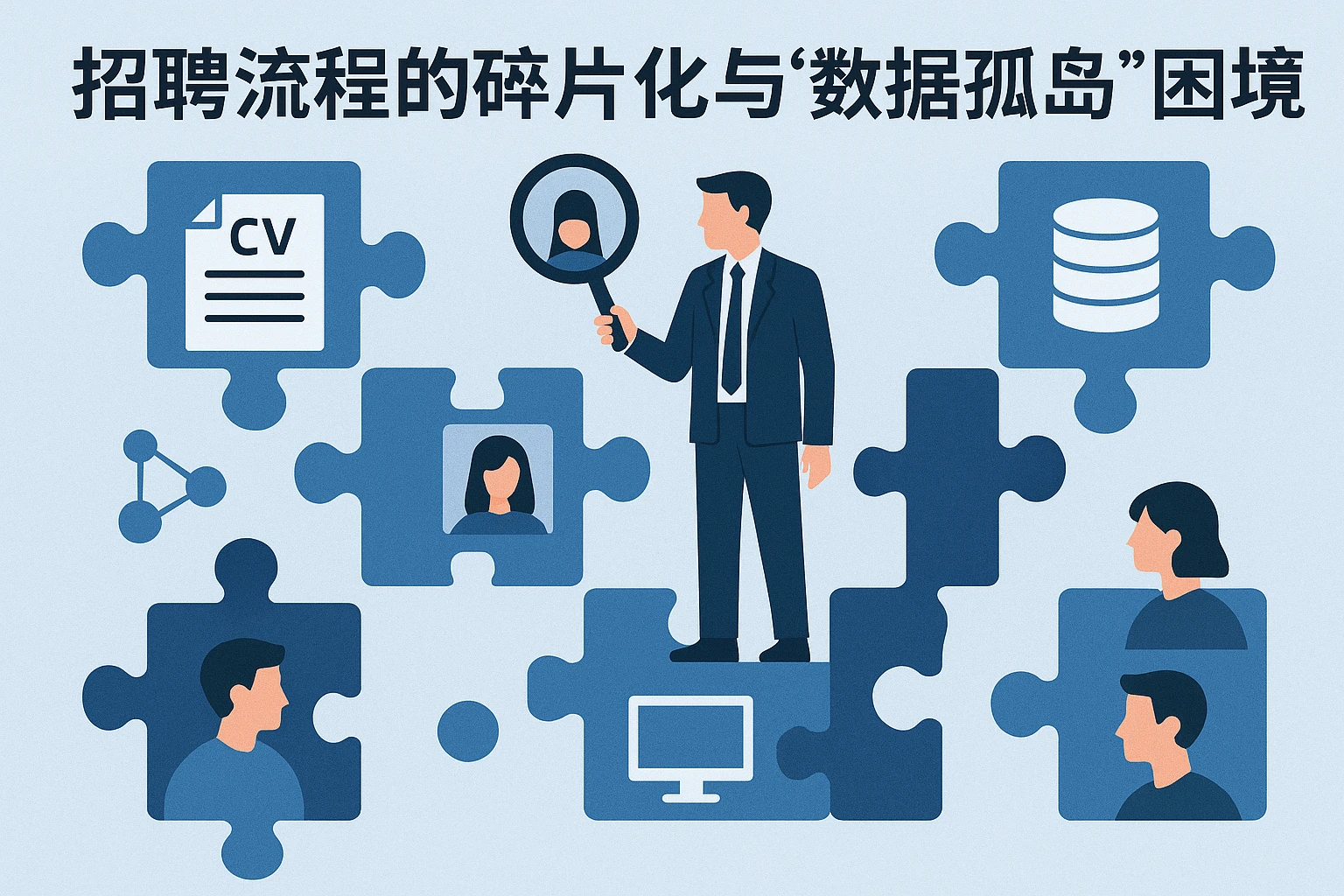 招聘流程的碎片化与“数据孤岛”困境