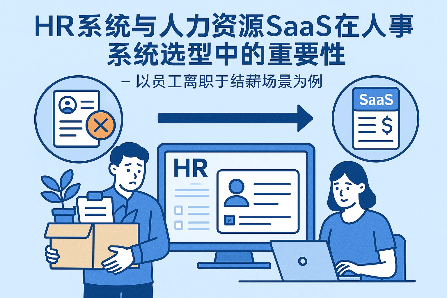 HR系统与人力资源SaaS在人事系统选型中的重要性——以员工离职与结薪场景为例